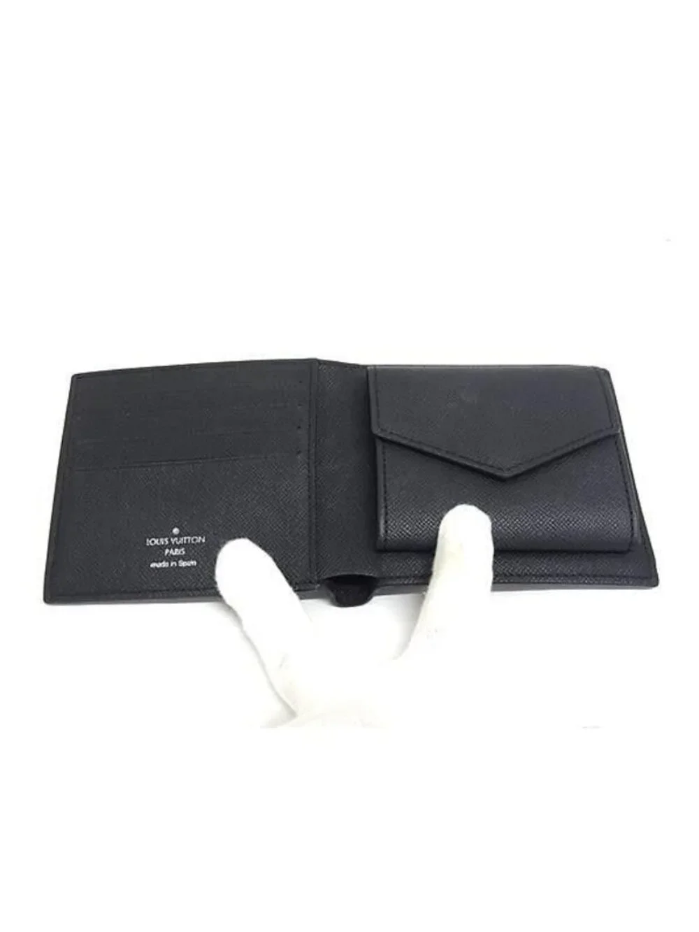 Louis Vuitton Bifold Wallet Portefeuille Marco NM Black Damier Graphite